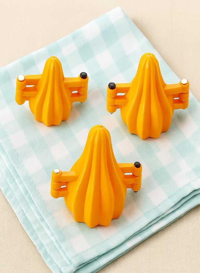 GS KITCHENWARE GS Plastic Modak Making Mould Set, 3 Sancha Designs with Modak Patti, 4-Piece Combo for Prasad and Chocolate Making - Image 3